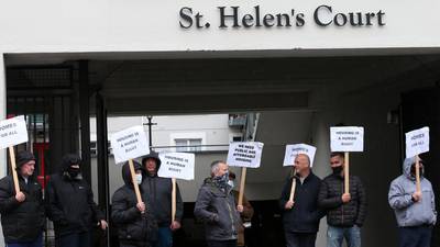 St Helen’s Court residents in Dún Laoghaire protest against eviction