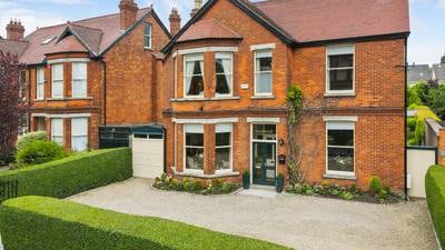 Classic detached Edwardian with spacious garden in Dartry for €2.95m