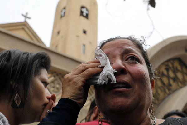 Bombings at Egyptian Coptic churches kill at least 44