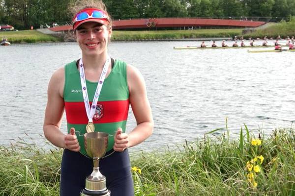 Coleraine GS’s Molly Curry takes singles sculls title at Dorney Lake
