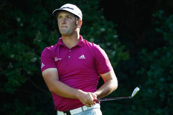 Jon Rahm getting into the moment by listening to Eminem