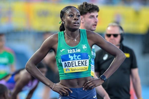 Rhasidat Adeleke to run mixed relay final in boost to Ireland medal hopes