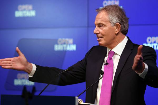Tony Blair criticised after urging Brexit opponents to ‘rise up’