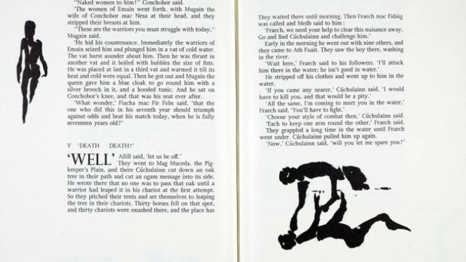 The Tain. Translated by Thomas Kinsella from the Irish. With Brush Drawings  by Louis Le Brocquy. Dublin: Dolmen Press, 1969. Limited Edition of Fifty  Copies (this copy number 31). Signed by Thomas