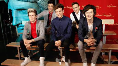 One Direction wax figures arrive in New York