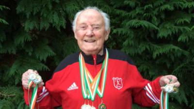 Willpower the key for All-Ireland athletics master aged 90