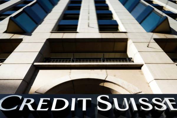 Credit Suisse may seek full Irish licence as Brexit looms