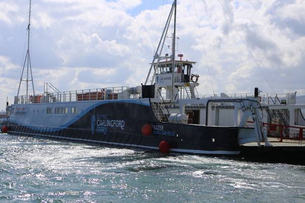 New Carlingford Lough car ferry service sets sail