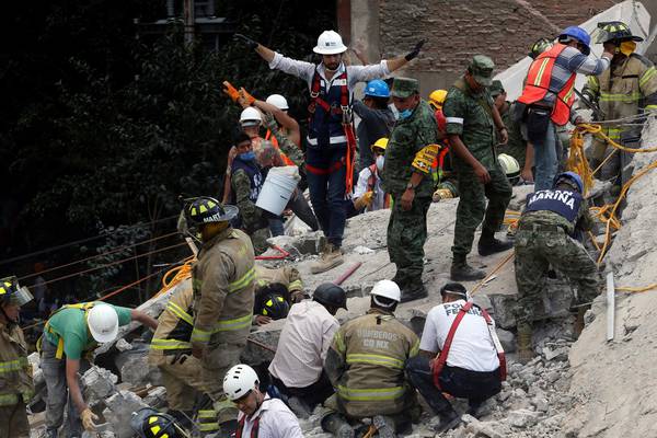 More than 220 dead after powerful earthquake hits Mexico