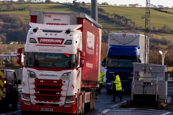 First week of post-Brexit realities brings chaos to Irish-British trade