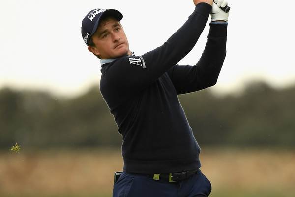 Paul Dunne takes share of lead in Madrid after closing eagle