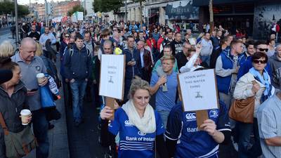 Over 50,000 march in Dublin to protest against water charges
