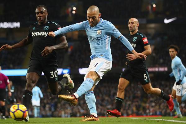 City’s David Silva a doubt for the Manchester derby
