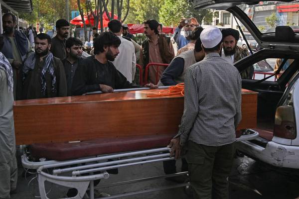 Three British among 85 killed in Kabul airport suicide bombing