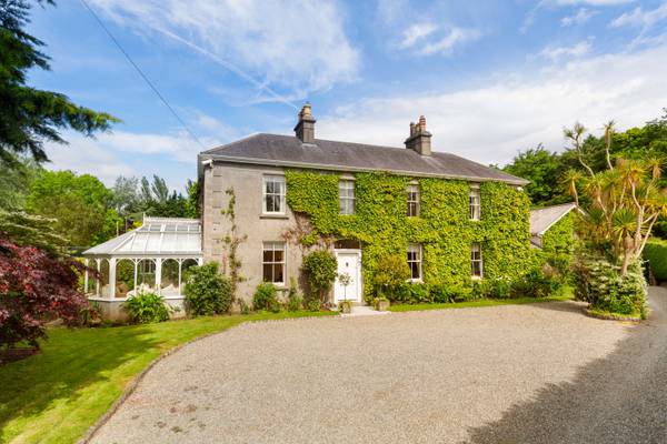 Victorian pile in Wicklow with coach house, paddocks and tennis court for €1.55m