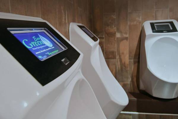 Mr Friendly urinal is a whizz at personalised advertising