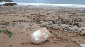Rancid ‘balls of fat’ wash up on north Mayo coastline