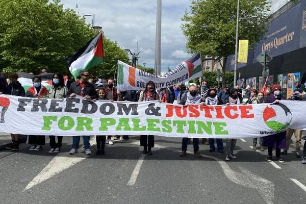 Boyd Barrett calls for boycott of Israeli goods as 1,000 protest in Dublin