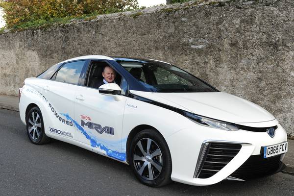Hydrogen-fuelled Toyota Mirai takes to Irish roads