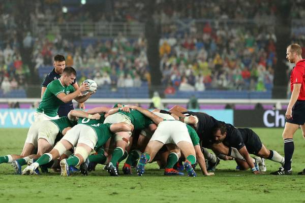 Japan accuse Cian Healy of illegal scrummaging tactics