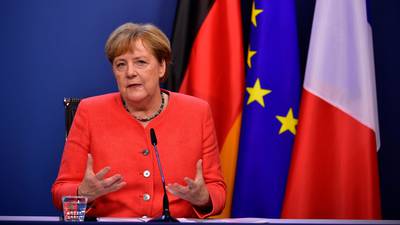 Merkel’s role in €750m EU recovery fund attracts criticism in Germany