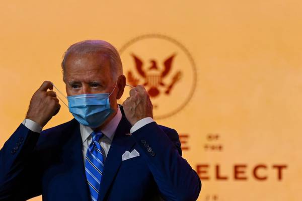 Biden urges Americans to be safe as Covid spikes ahead of Thanksgiving