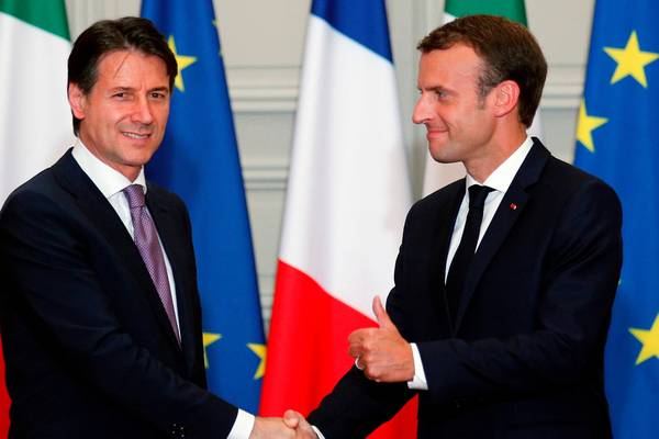 Macron hopes Italy will work with France on immigration