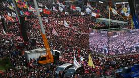 Half a million people protest over South Korean president