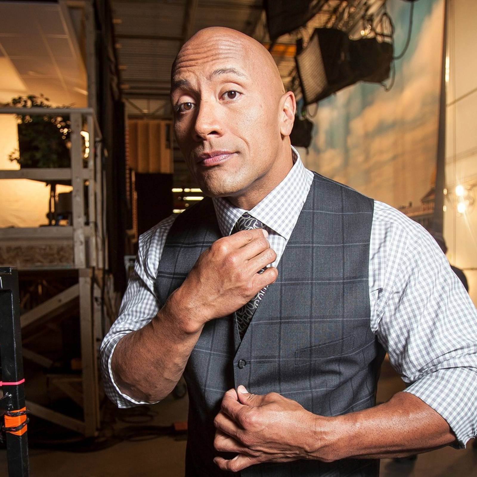 Dwayne Johnson and His Watch Are Both Crowd Pleasers