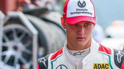 Michael Schumacher’s son Mick takes his father’s 1994 car for a spin