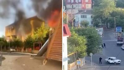 Eyewitness footage captures attacks in Dagestan