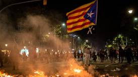 Clashes in Barcelona as Catalans protest sentences for leaders