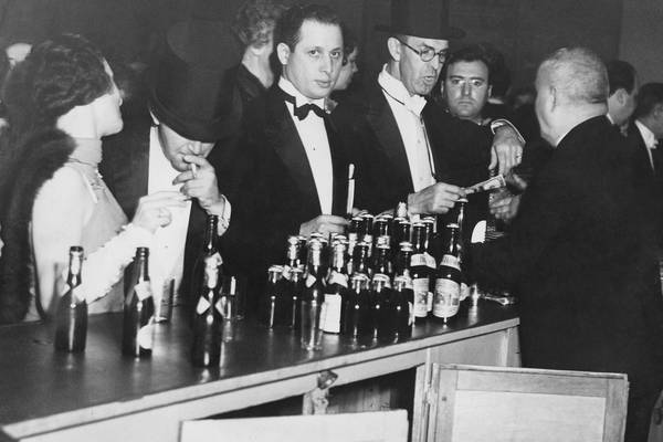 Prohibition America trumped Ireland for drunkenness 'three times over'
