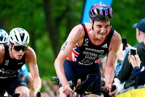 Britain’s Alistair Brownlee disqualified for ‘ducking’ and faces Olympic omission
