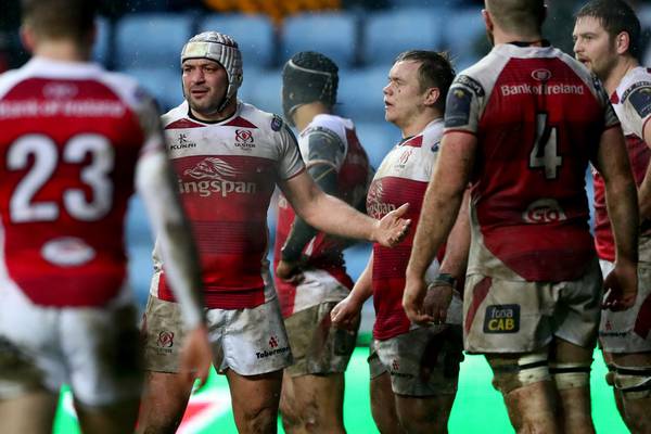 Ulster crash out of Europe at a soggy Ricoh Arena