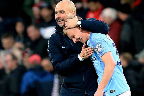 Man City boss Pep Guardiola brushes off Zinchenko’s talk of a clean sweep