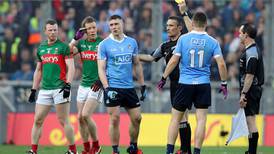 Referee regrets not dismissing Dublin defender John Small  earlier in replay