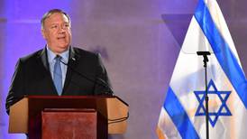 Pompeo’s trip to Israel is a powerful statement of intent