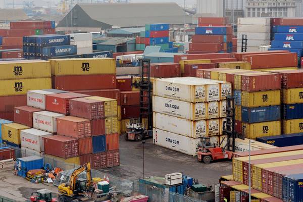 Irish exports to Britain up 10% in April despite Brexit turmoil