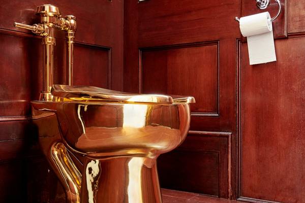 Golden toilet stolen from English palace valued at £4.8m