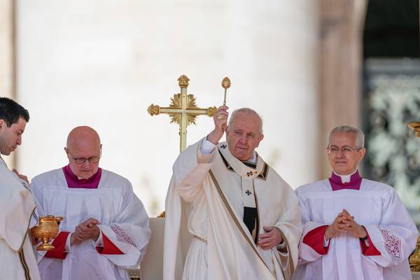 Pope implicitly criticises Russia for ‘cruel and senseless’ conflict