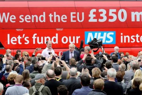 Theresa May vows to act on ‘Brexit bus’ NHS funding pledge