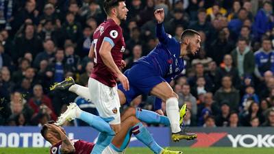 Hazard lights up Stamford Bridge as Chelsea move up to third