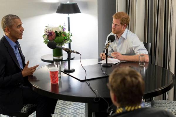 Obama warns against divisive nature of social media in Prince Harry interview