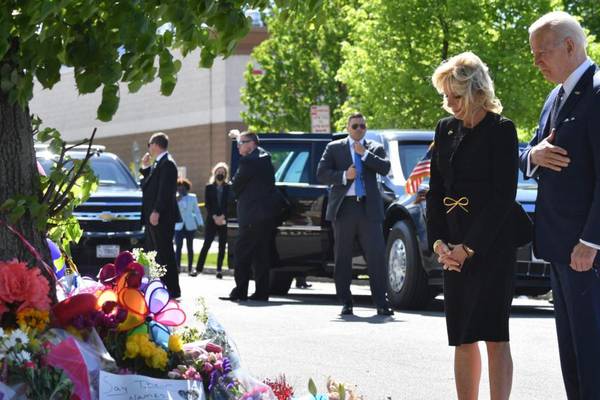 Biden tells Buffalo shooting mourners: ‘Evil will not win’