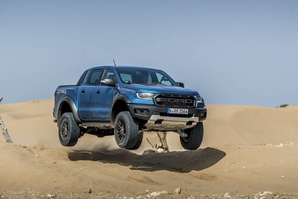 Sliding sideways in a sand dune? No problem for the new Raptor