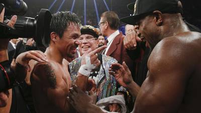 Floyd Mayweather will fight Manny Pacquiao again in a year