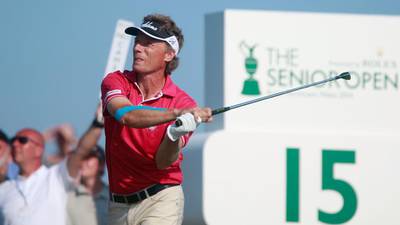 Bernhard Langer sets the pace in British Seniors Open  with a superb 65