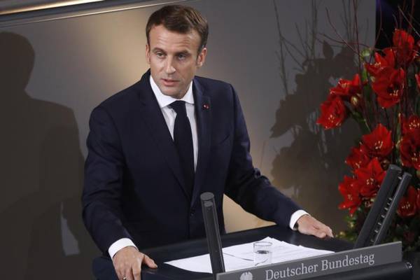 Macron urges greater European integration in address to Bundestag