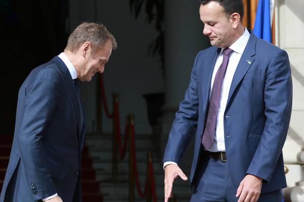 Brexit: Tusk tells Varadkar of ‘strong and ongoing solidarity with Ireland’